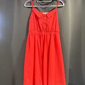 Strap coral dress  never worn